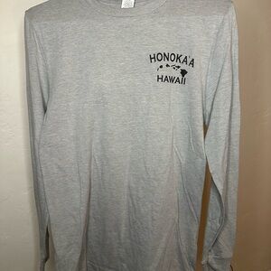 Pacifica Light Gray Long Sleeve Tee